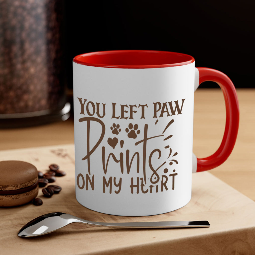You Left Paw Prints On My Heart Style 53#- Dog-Mug / Coffee Cup
