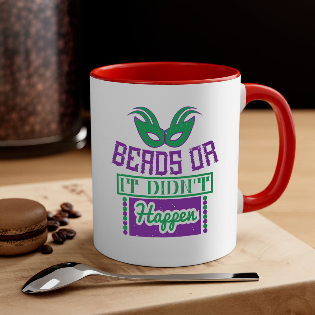 beads or it didnt happen 27#- mardi gras-Mug / Coffee Cup