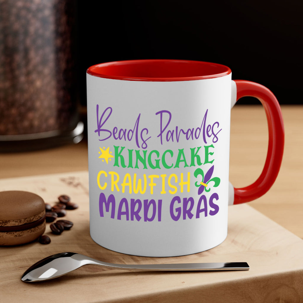 beads parades kingcake crawfish mardi gras 85#- mardi gras-Mug / Coffee Cup