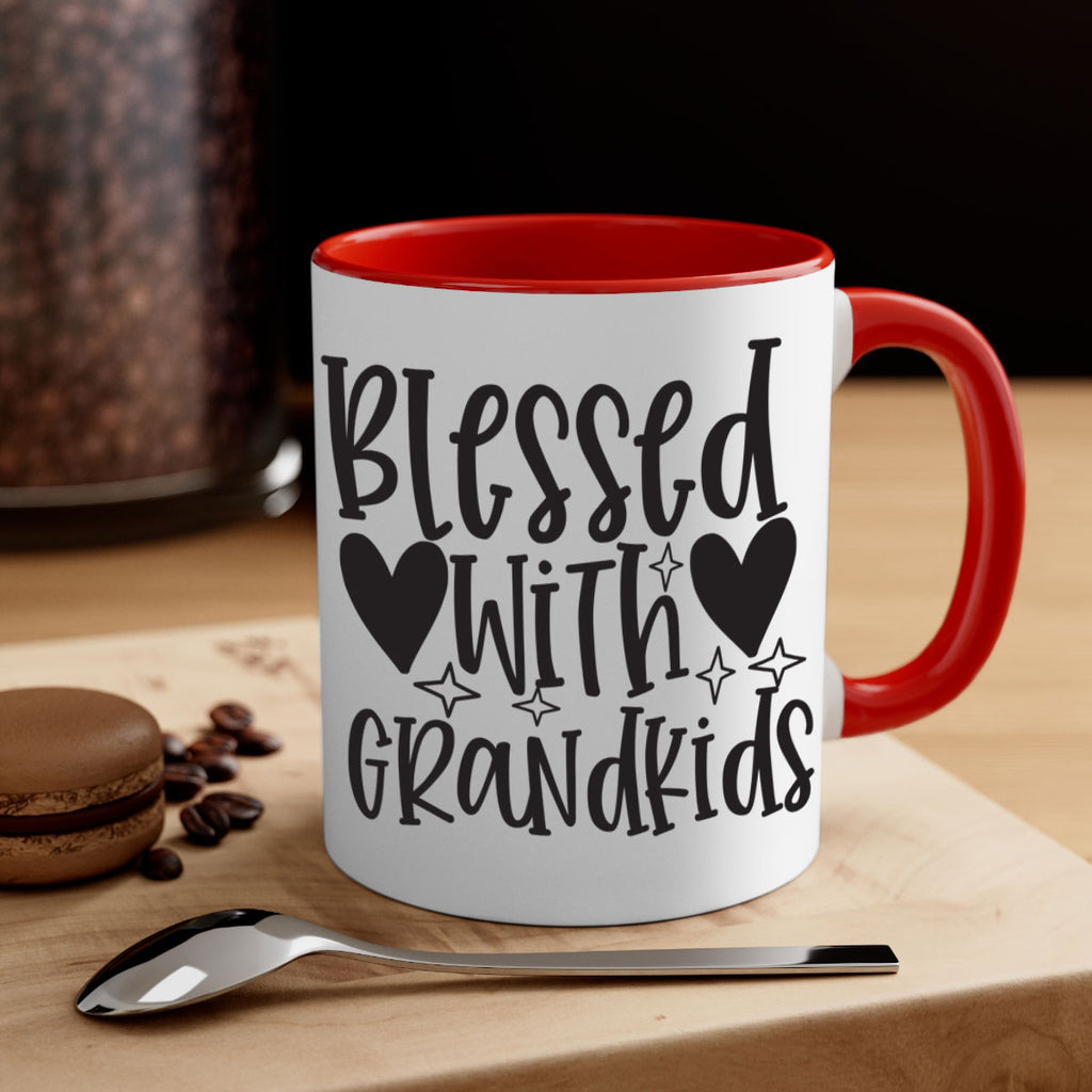 blessed with grandkids 415#- mom-Mug / Coffee Cup