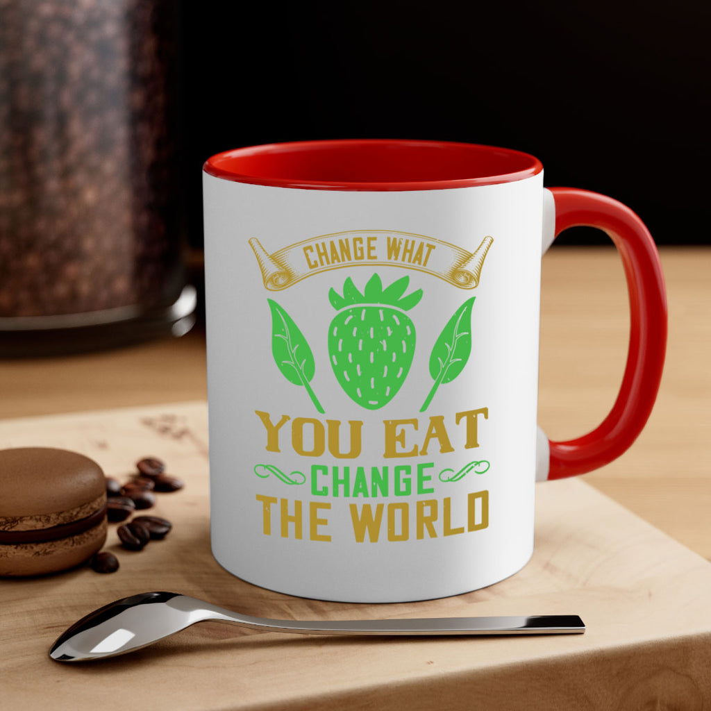 change what you eat change the world 146#- vegan-Mug / Coffee Cup