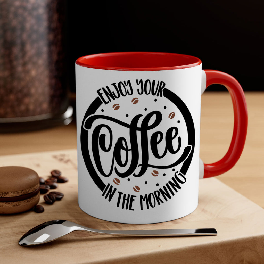 circleenjoy your coffee in 183#- coffee-Mug / Coffee Cup