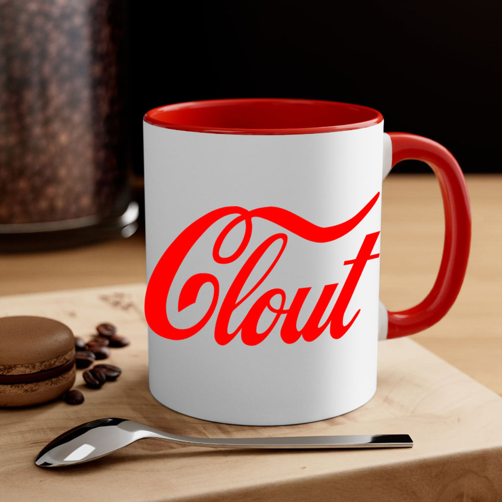 clout 185#- black words - phrases-Mug / Coffee Cup