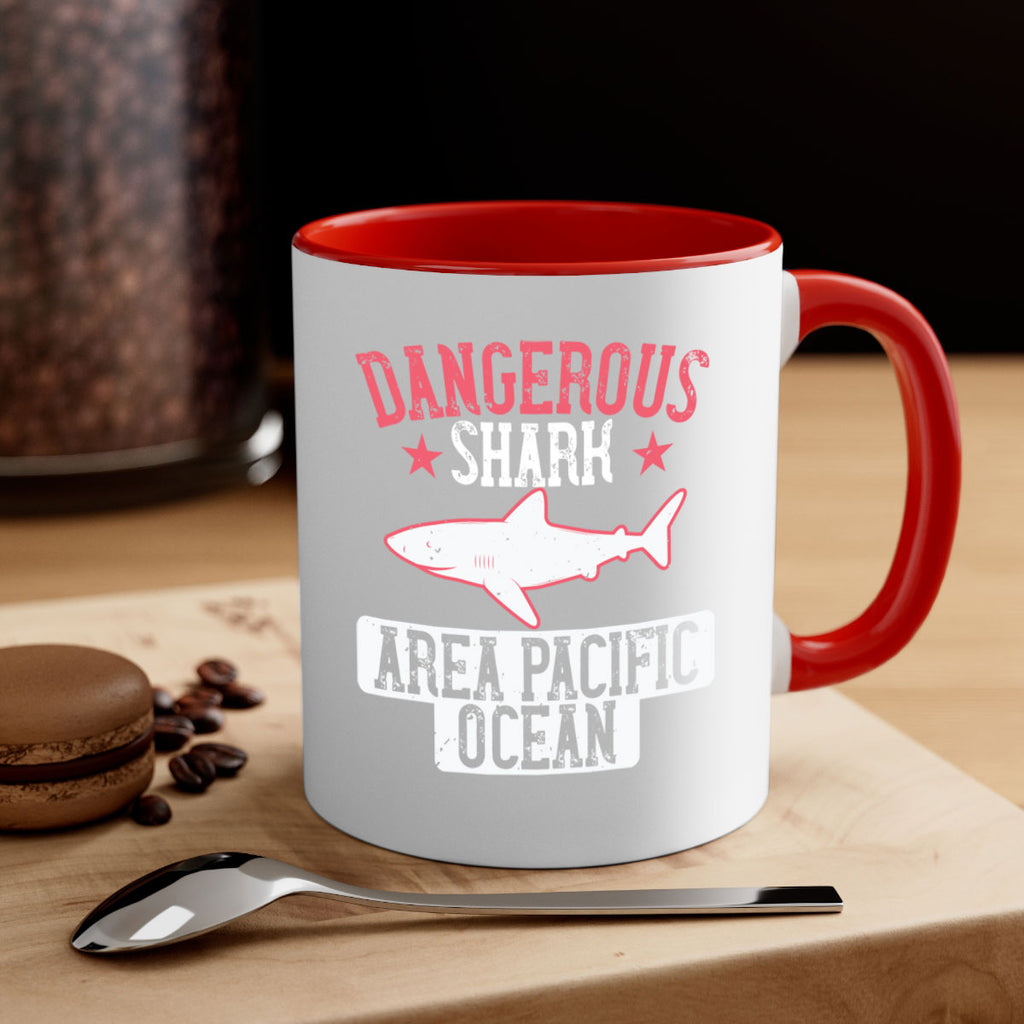 dangerous shark area pacific ocean Style 92#- Shark-Fish-Mug / Coffee Cup