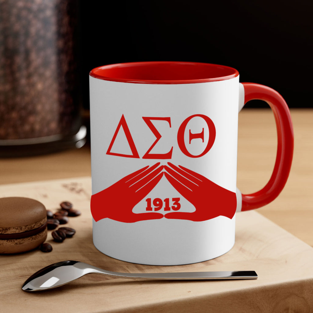 delta sigma theta 8#- black words - phrases-Mug / Coffee Cup