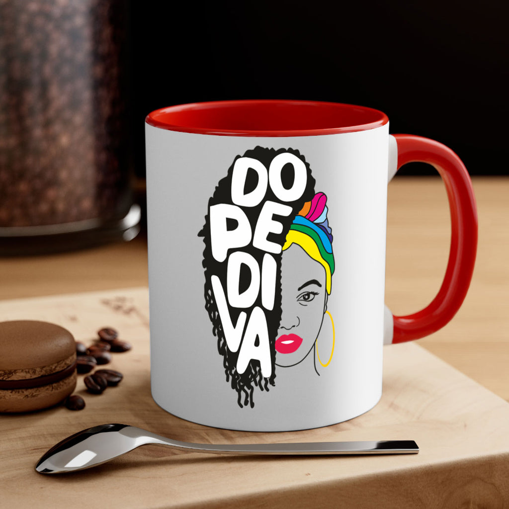 dope diva 5#- Black women - Girls-Mug / Coffee Cup