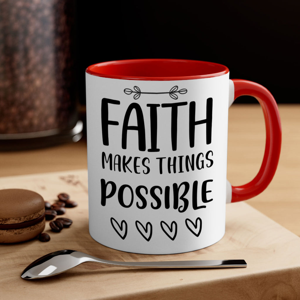 faith makes things possible style 202#- christmas-Mug / Coffee Cup