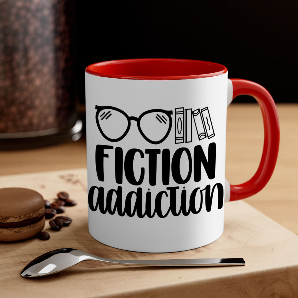 fiction addiction 40#- Reading - Books-Mug / Coffee Cup