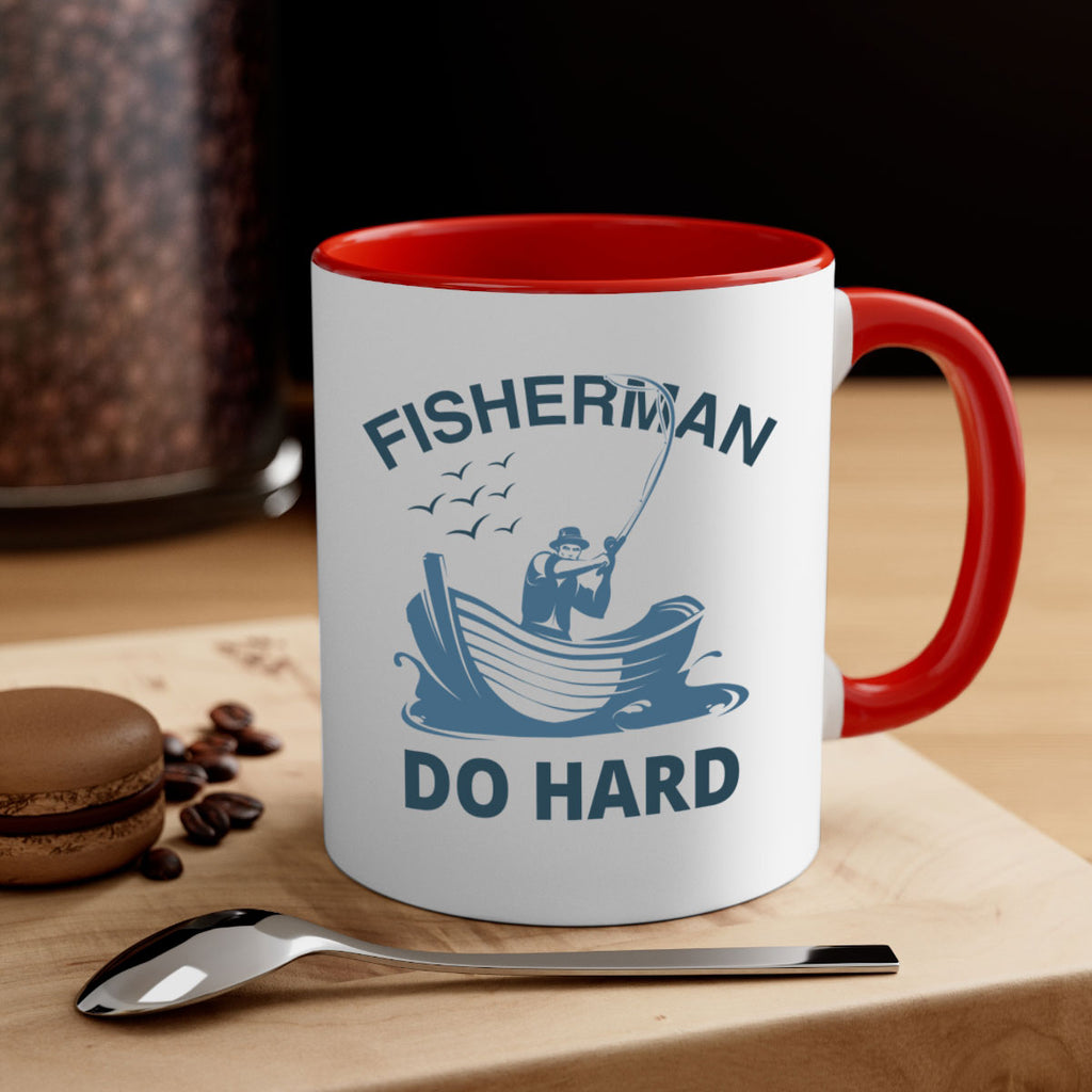 fisher man do hard 155#- fishing-Mug / Coffee Cup