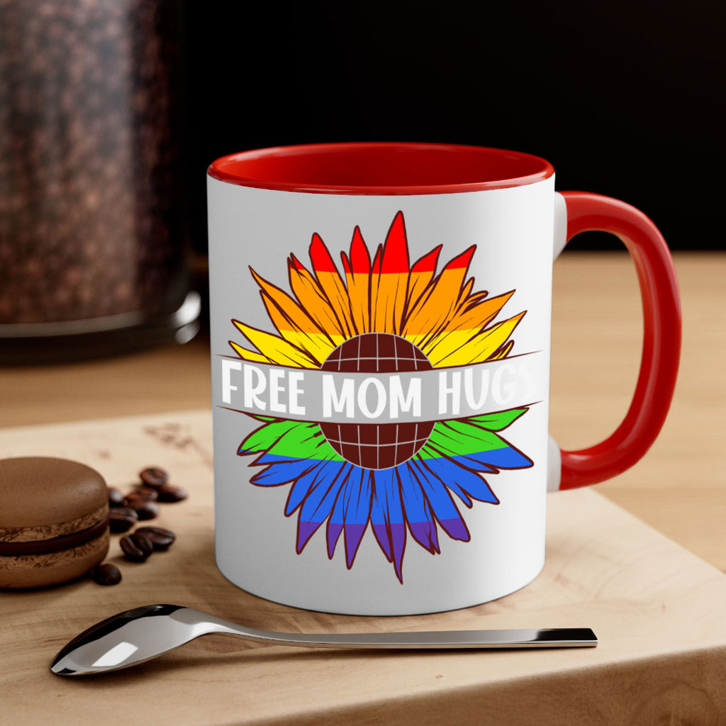 free mom hugs lgbt daisy 139#- lgbt-Mug / Coffee Cup