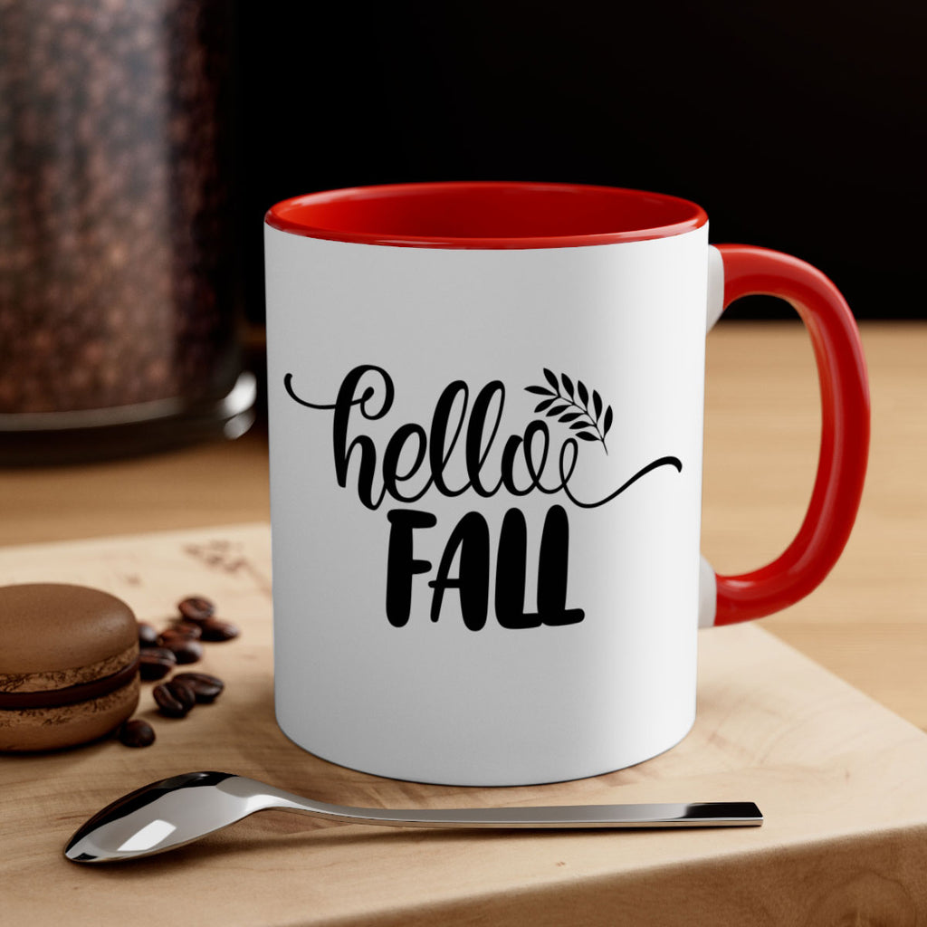 hello fall 54#- thanksgiving-Mug / Coffee Cup
