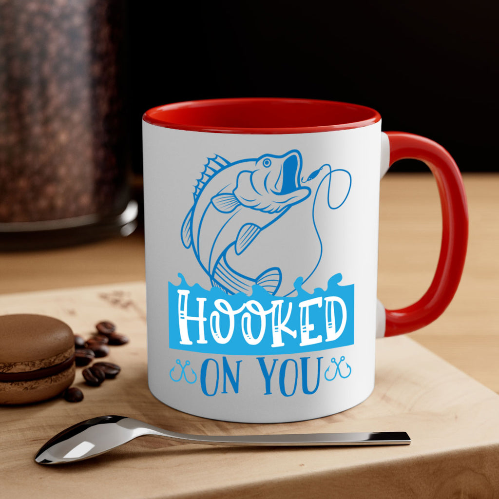 hooked on you 214#- fishing-Mug / Coffee Cup