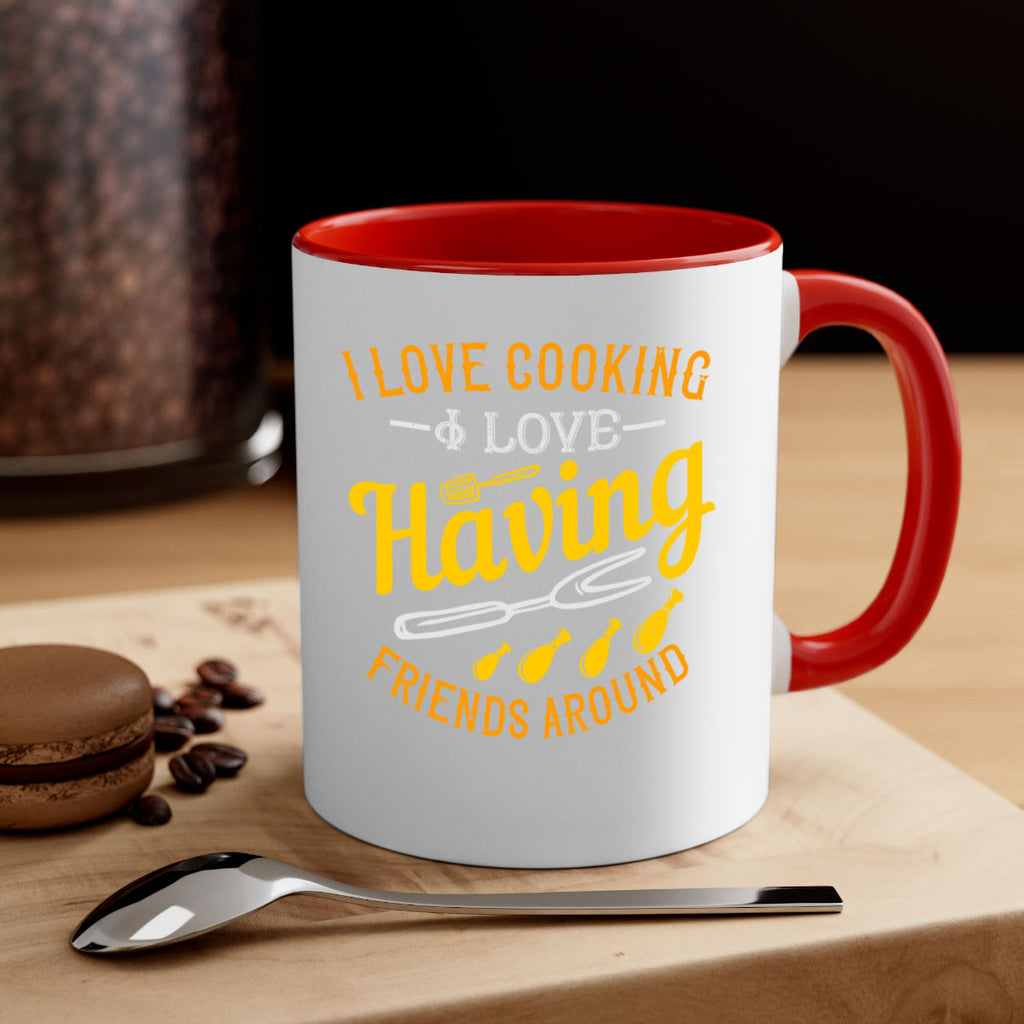 i love cooking i love having friends around 30#- cooking-Mug / Coffee Cup