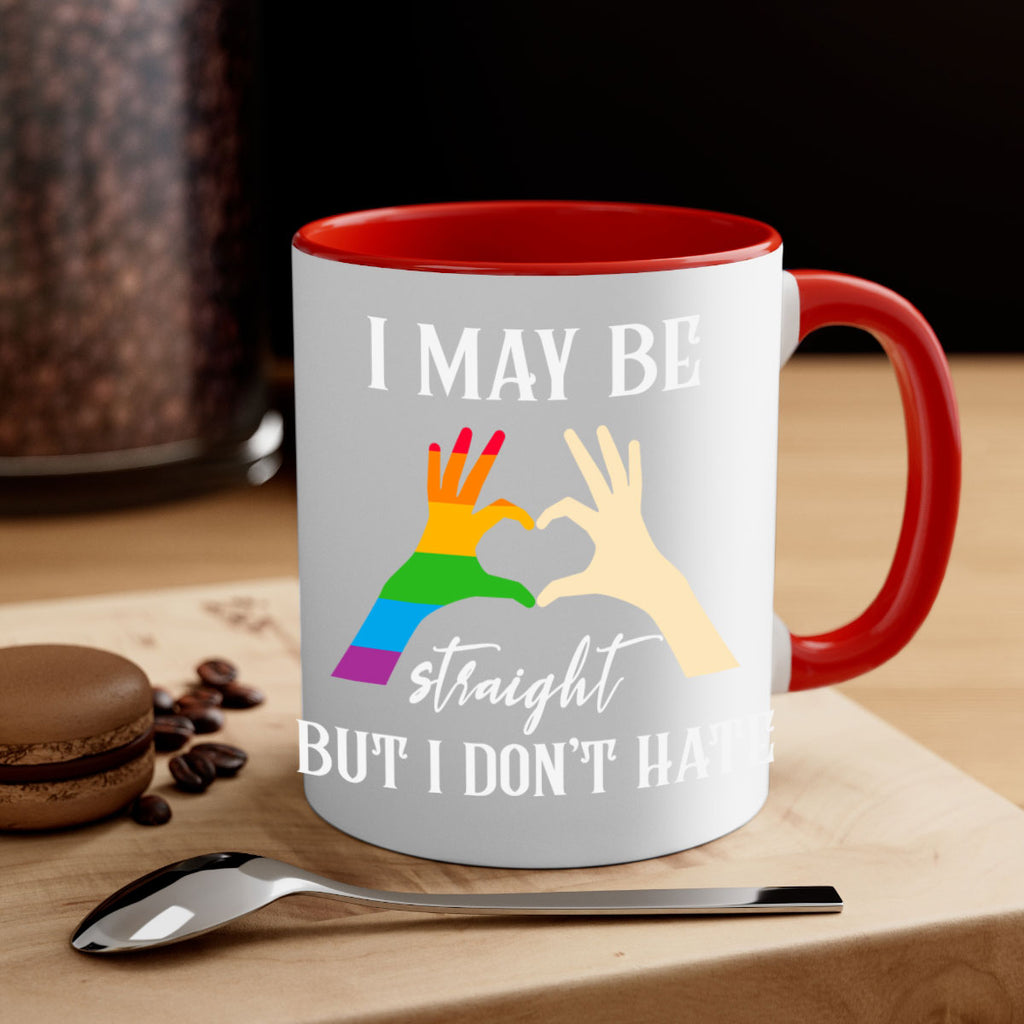 i may be straight but lgbt 125#- lgbt-Mug / Coffee Cup