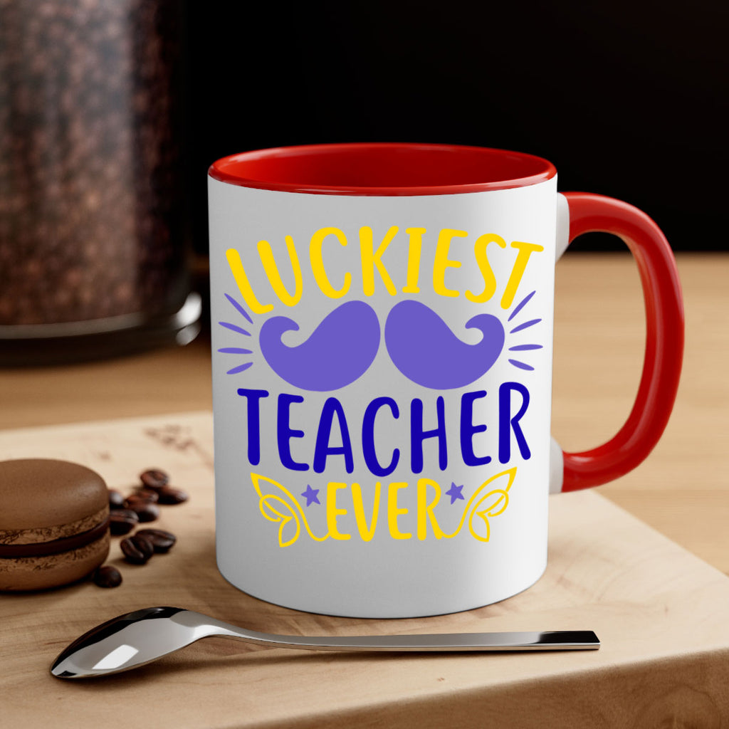 luckiest teacher ever 12#- mardi gras-Mug / Coffee Cup