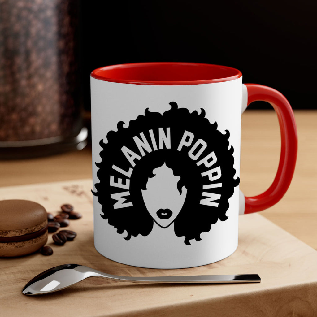 melanin poppin 85#- black words - phrases-Mug / Coffee Cup