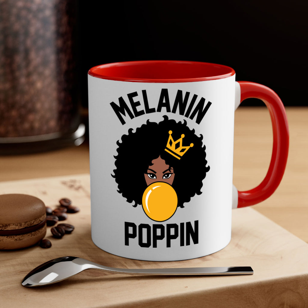 melanin poppin afro girl 25#- Black women - Girls-Mug / Coffee Cup