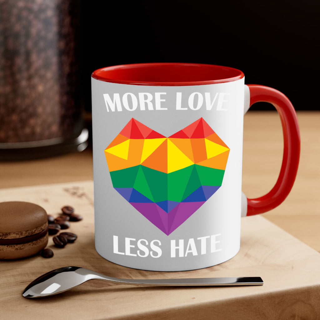 more love less hate lgbt lgbt 78#- lgbt-Mug / Coffee Cup