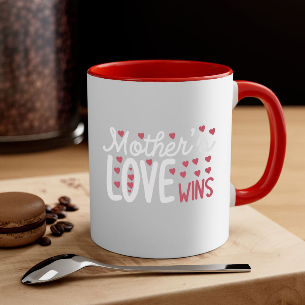mother’s love wins 91#- mom-Mug / Coffee Cup