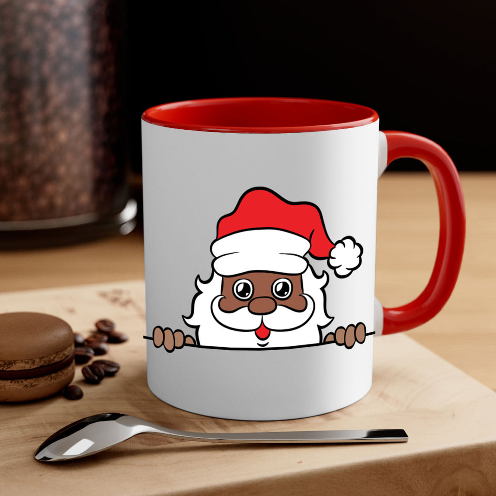 peekaboo black santa 19#- Black men - Boys-Mug / Coffee Cup