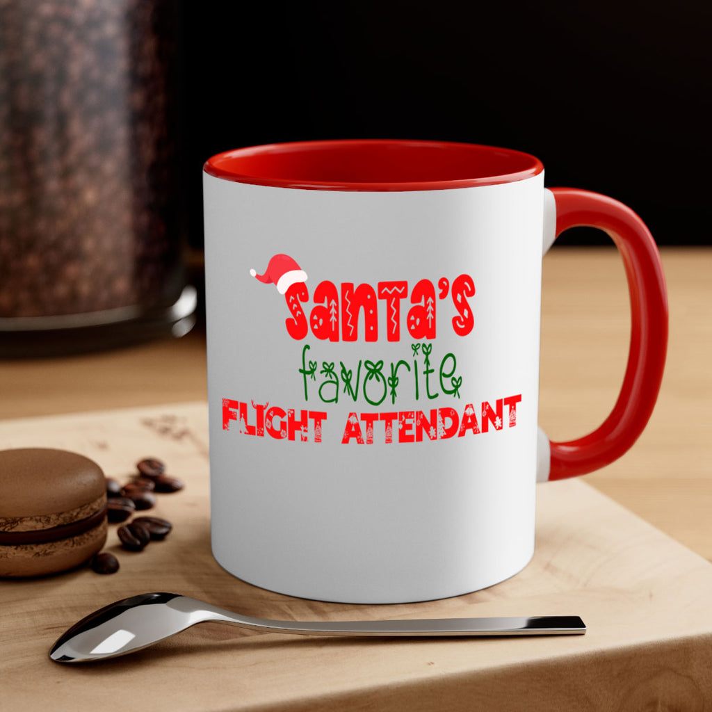 santas favorite flight attendant style 828#- christmas-Mug / Coffee Cup