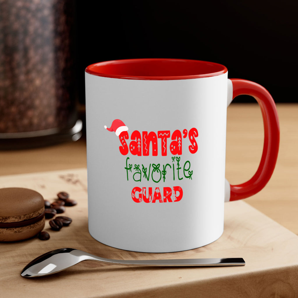 santas favorite guard style 858#- christmas-Mug / Coffee Cup
