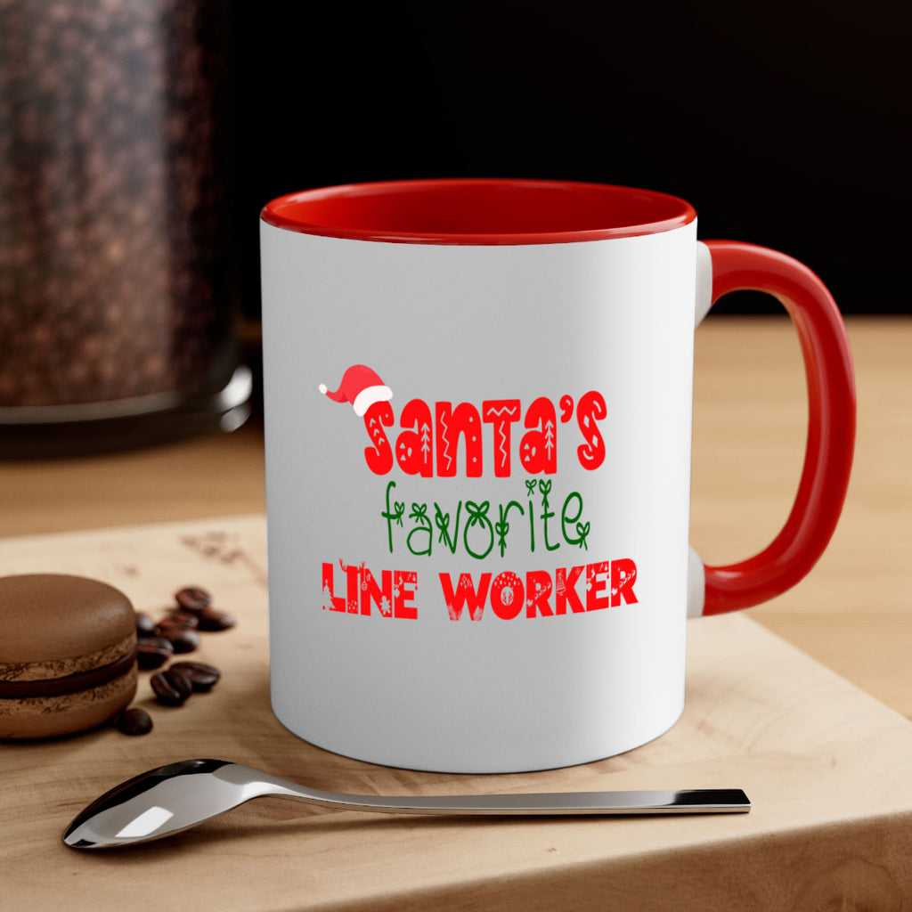 santas favorite line worker style 923#- christmas-Mug / Coffee Cup