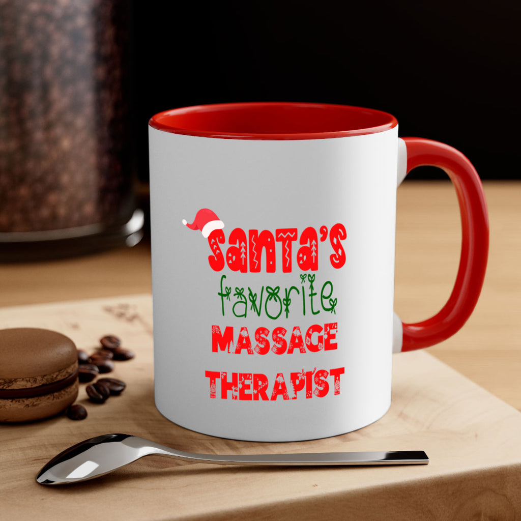 santas favorite massage therapist style 942#- christmas-Mug / Coffee Cup