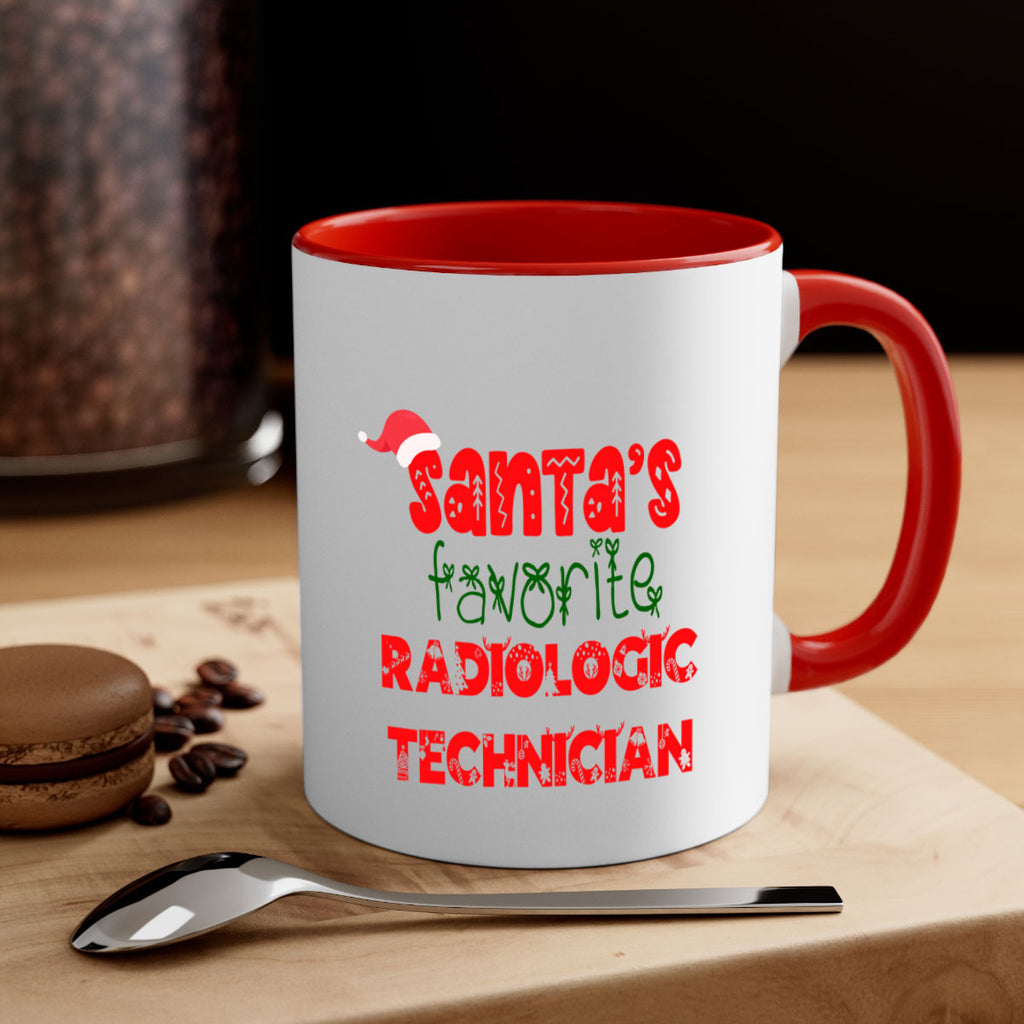 santas favorite radiologic technician style 1052#- christmas-Mug / Coffee Cup