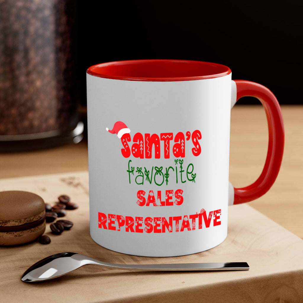 santas favorite sales representative style 1068#- christmas-Mug / Coffee Cup