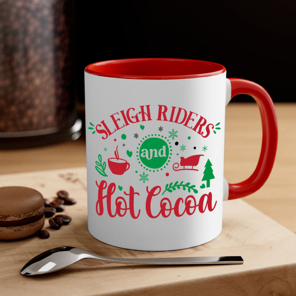 sleigh riders and hot cocoa style 1176#- christmas-Mug / Coffee Cup