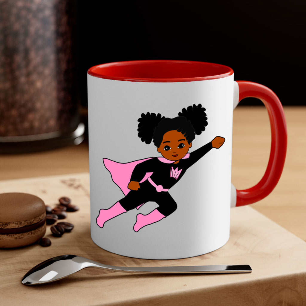 super kids girl 11#- Black women - Girls-Mug / Coffee Cup