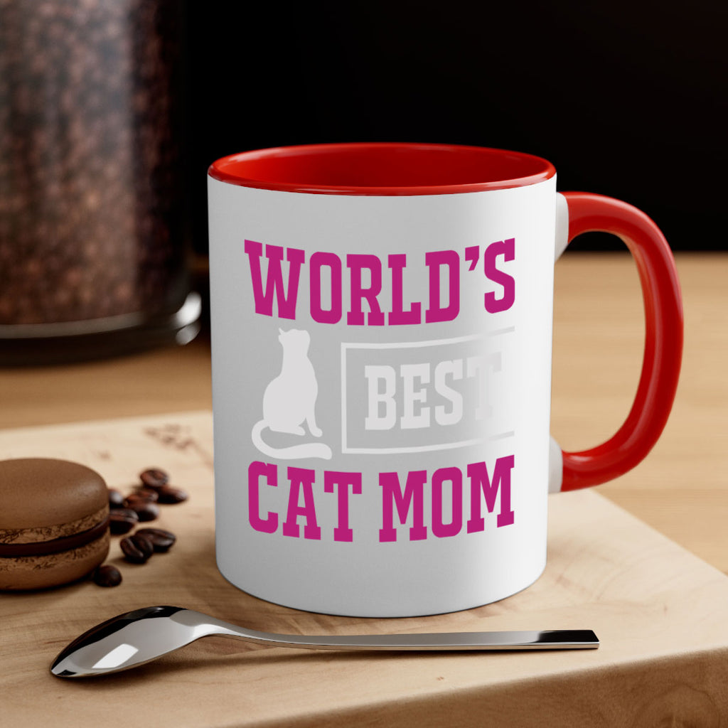 world’s best cat mom 16#- mom-Mug / Coffee Cup
