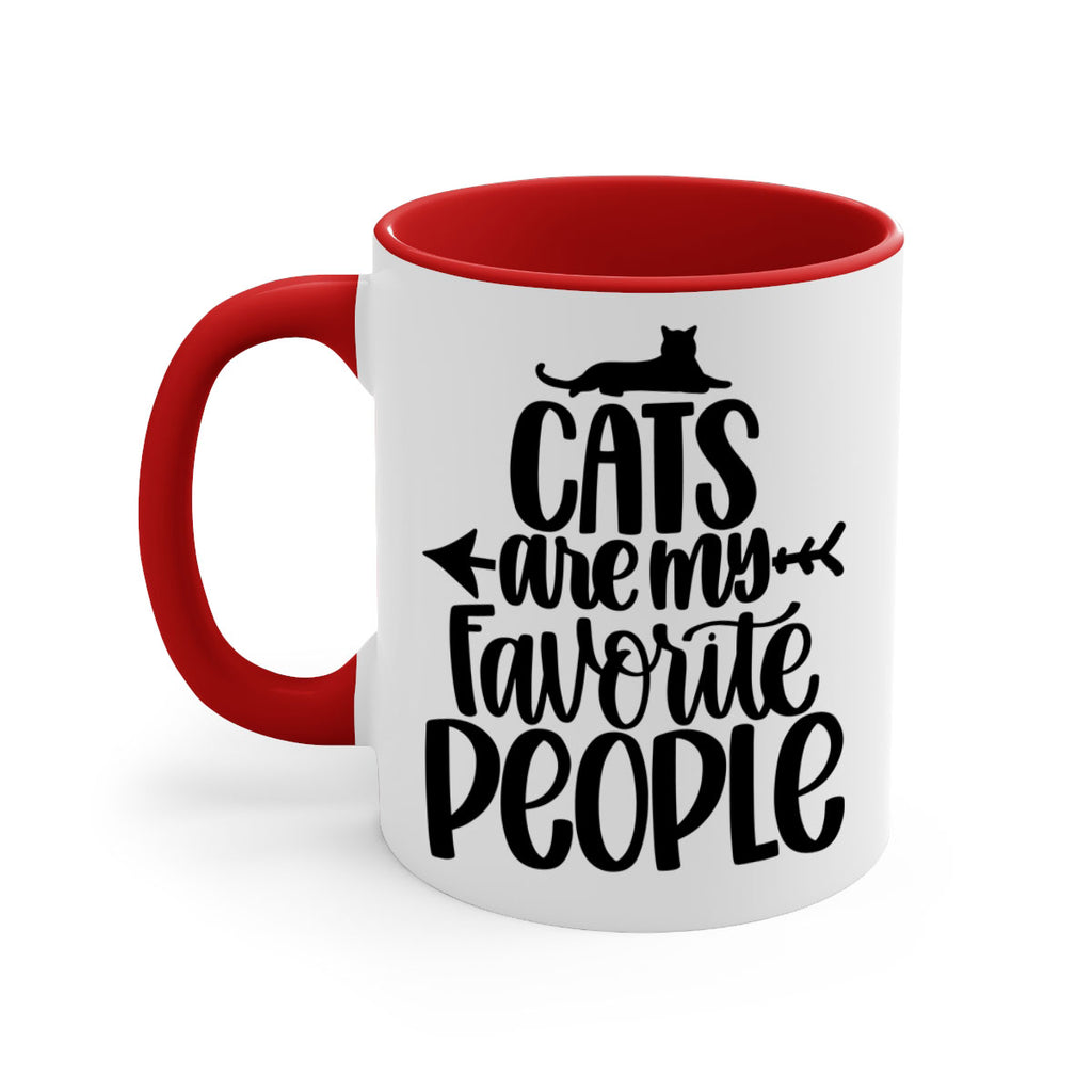 Cats Are My Favorite People Style 90#- cat-Mug / Coffee Cup