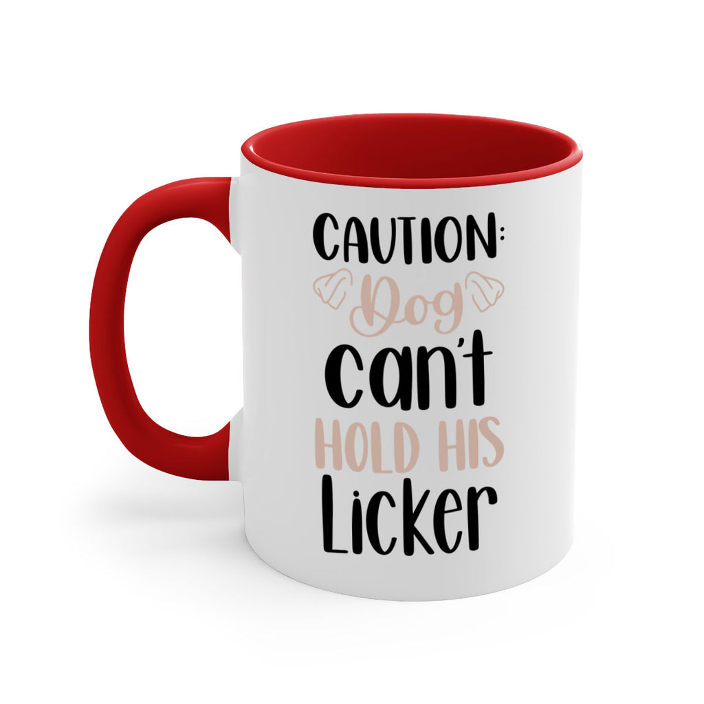 Caution Dog Cant Hold Style 31#- Dog-Mug / Coffee Cup