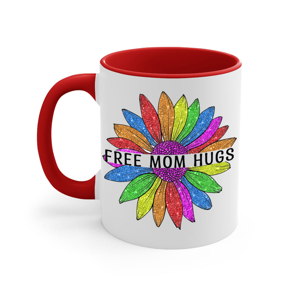 Free Mom Hugs Gay Pride Lgbt Flower 26#- lgbt-Mug / Coffee Cup