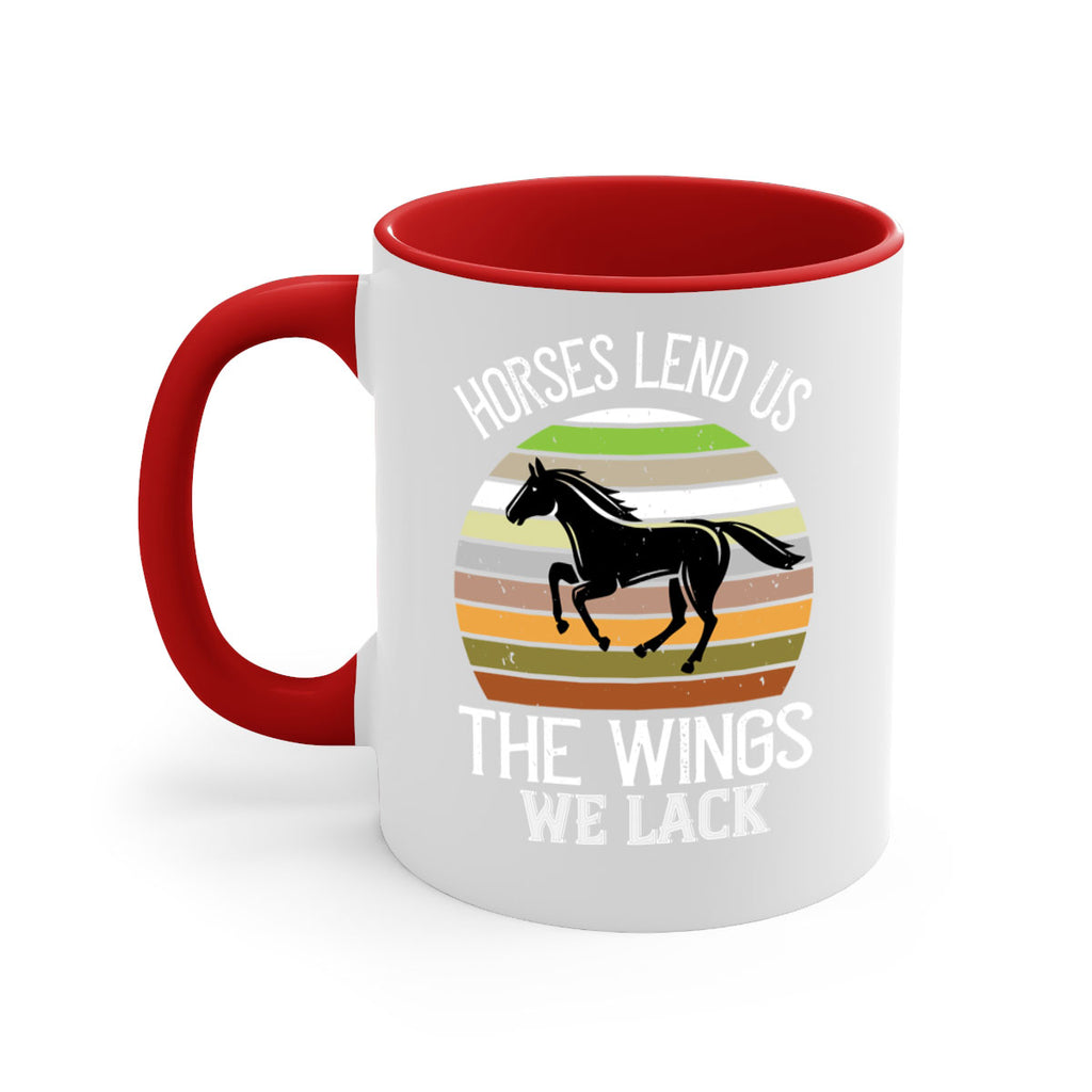 Horses lend us the wings we lack Style 43#- horse-Mug / Coffee Cup