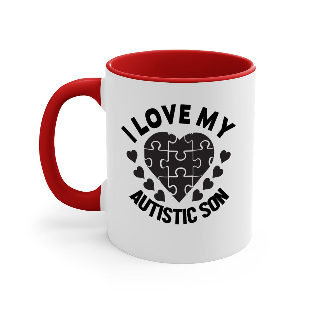 I love my Style 46#- autism-Mug / Coffee Cup