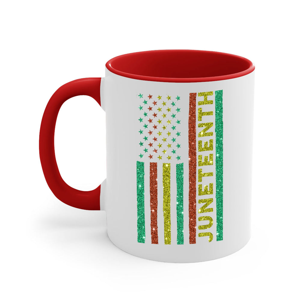 Juneteenth Freedom Day Afro Usa Flag Png 23#- juneteenth-Mug / Coffee Cup