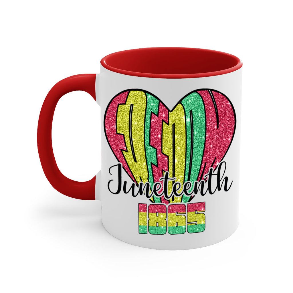 Juneteenth Since 1865 Heart 20#- juneteenth-Mug / Coffee Cup