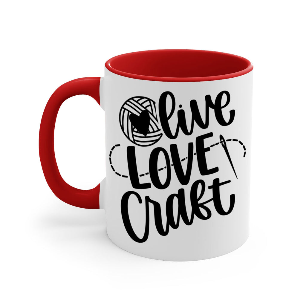Live Love Craft 15#- crafting-Mug / Coffee Cup