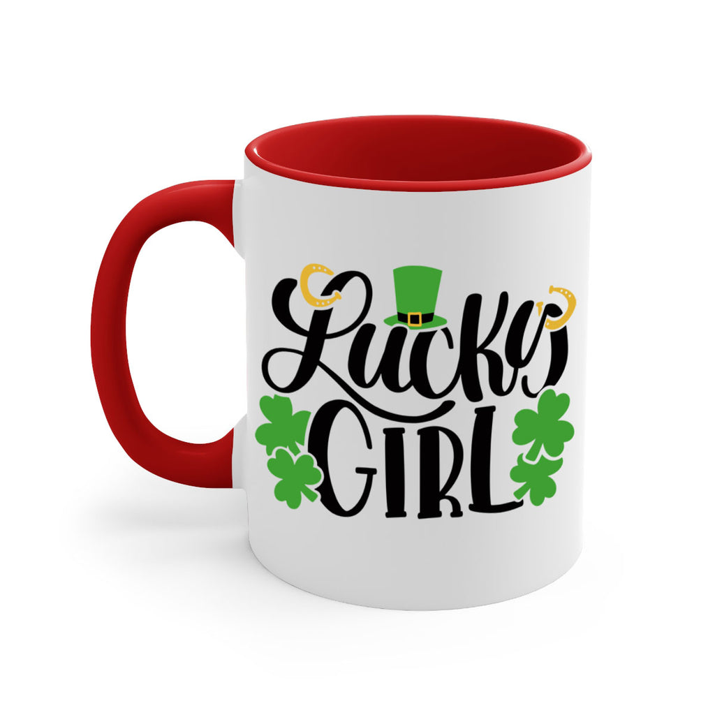 Lucky Girl Style 56#- St Patricks Day-Mug / Coffee Cup