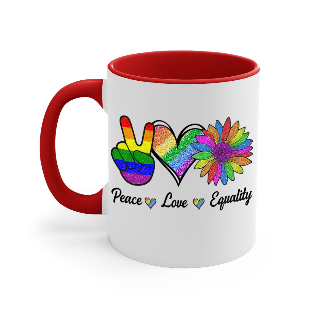 Peace Love Equality Lgbt Pride Design 40#- lgbt-Mug / Coffee Cup