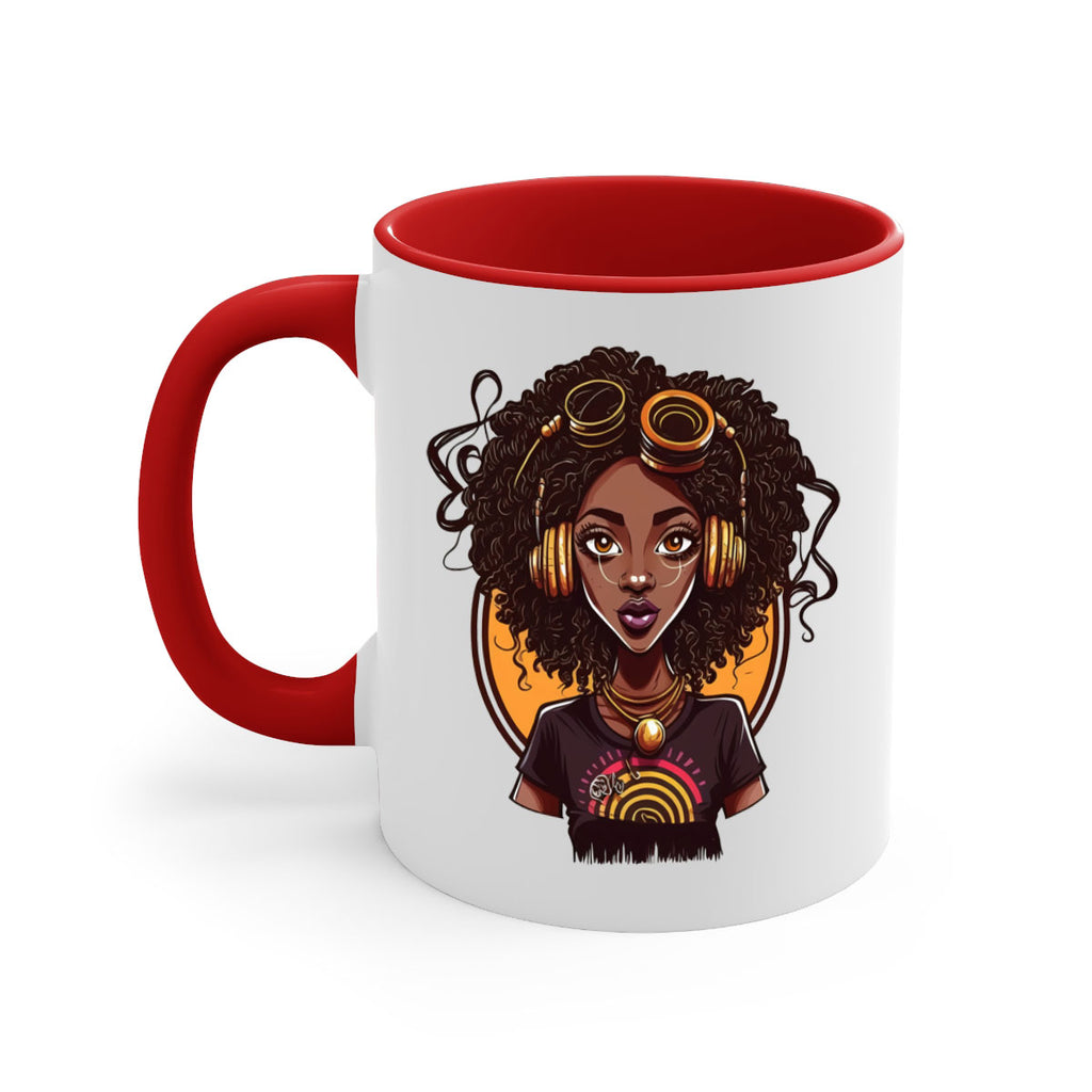 Sparkling Black Girl Design 5#- Black women - Girls-Mug / Coffee Cup