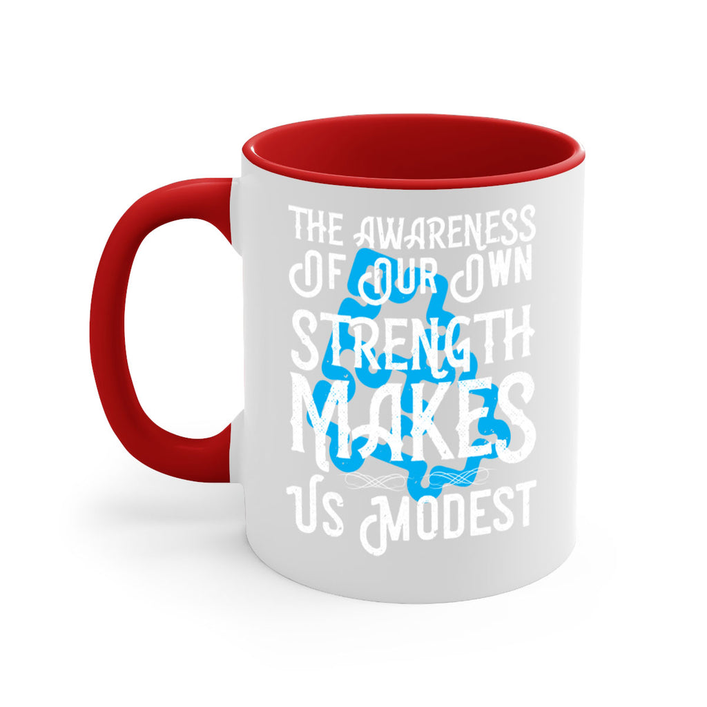 The awareness of our own strength makes us modest Style 26#- Self awareness-Mug / Coffee Cup