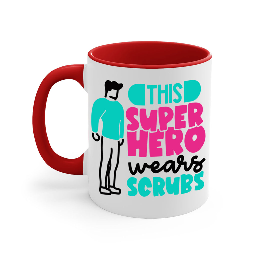 This Superhero Wears Scrubs Style Style 19#- nurse-Mug / Coffee Cup