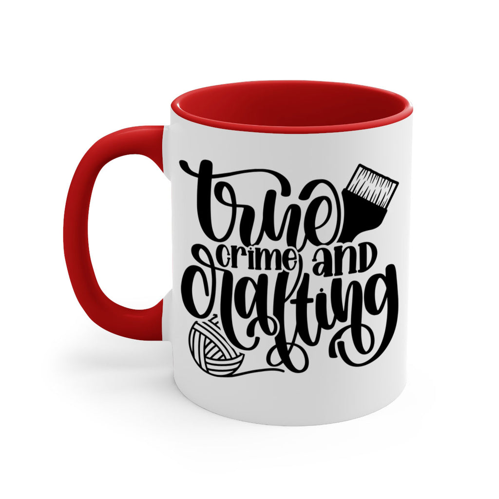 True Crime And Crafting 3#- crafting-Mug / Coffee Cup