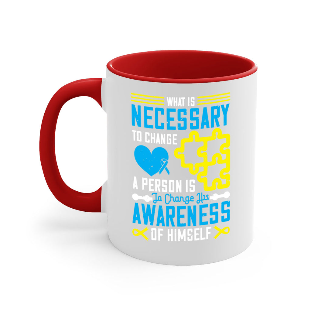What is necessary to change a person is to change his awareness of himself Style 8#- Self awareness-Mug / Coffee Cup