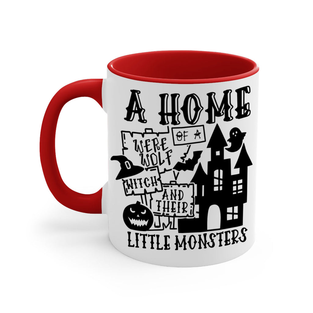a home of a were wolf witch and their little monsters 96#- halloween-Mug / Coffee Cup
