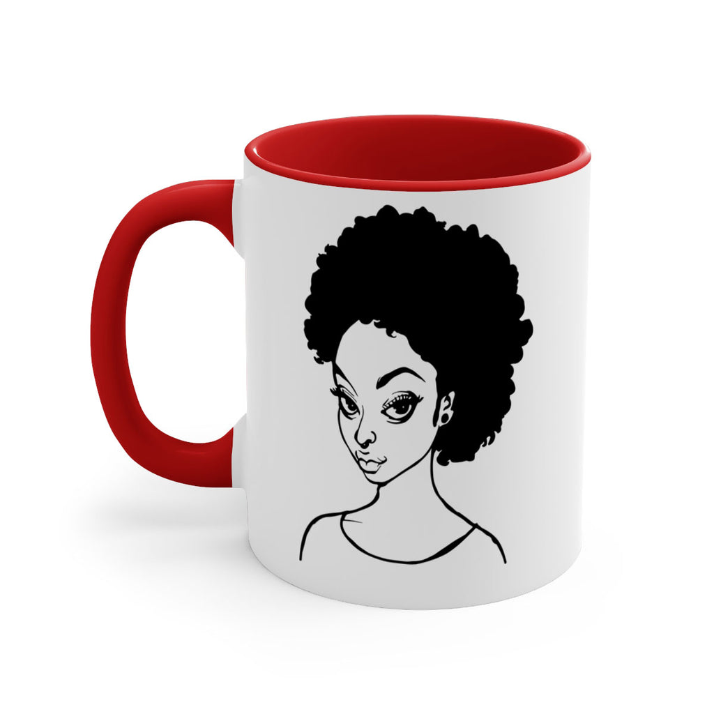 afro woman girl lady 68#- Black women - Girls-Mug / Coffee Cup